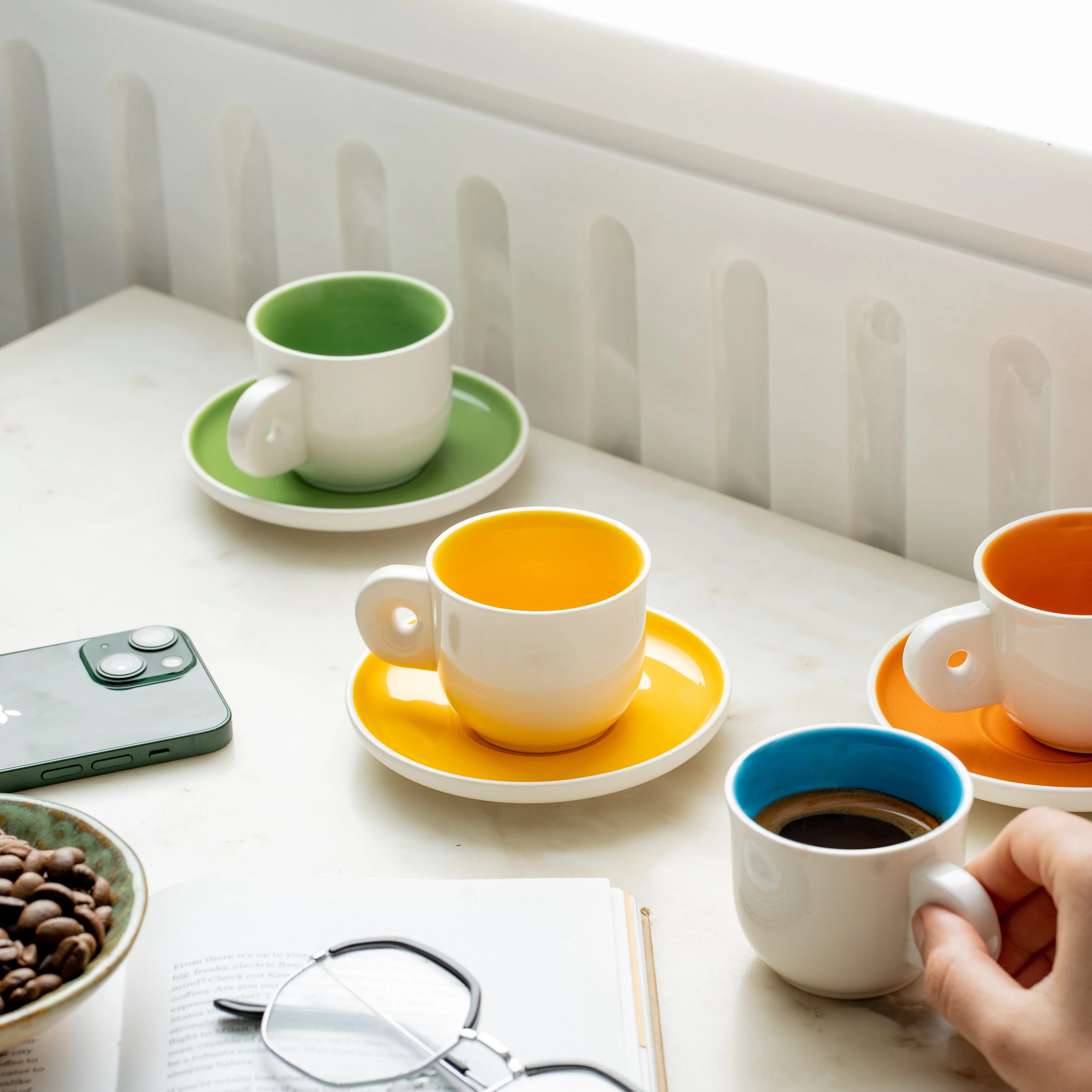 Anderssen&Voll Tasse à Espresso colorée céramique - Image 5
