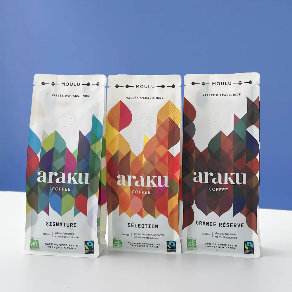 Coffret Café Espresso 3 Sachets 200g - Grains / Moulu - Image 3