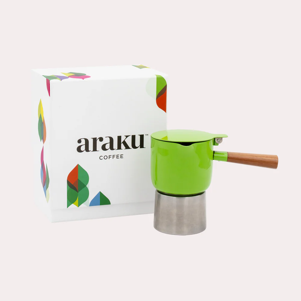 Cafetière Italienne Araku Moka 2 tasses Verte - Image 3
